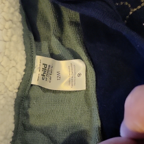 CARTER'S Child of Mine Vest and Onesies Bodysuit Set 12 months - Picture 4 of 5